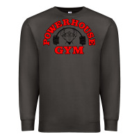 Smoke POWERHOUSE GYM VINTAGE SPORT Premium Sweatshirt - linhVisuals