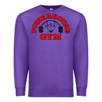 Purple POWERHOUSE GYM VINTAGE SPORT Premium Sweatshirt - linhVisuals