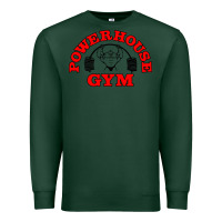 Sports Green POWERHOUSE GYM VINTAGE SPORT Premium Sweatshirt - linhVisuals