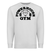 Dove Grey POWERHOUSE GYM Premium Sweatshirt - linhVisuals