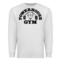 Oatmeal Heather POWERHOUSE GYM Premium Sweatshirt - linhVisuals