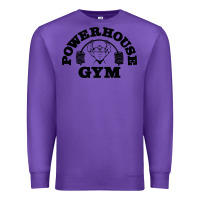 Purple POWERHOUSE GYM Premium Sweatshirt - linhVisuals