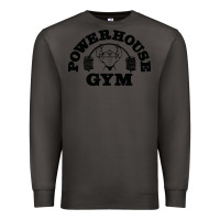 Smoke POWERHOUSE GYM Premium Sweatshirt - linhVisuals
