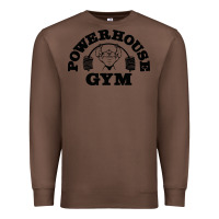 Chestnut POWERHOUSE GYM Premium Sweatshirt - linhVisuals