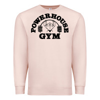 Pale Pink POWERHOUSE GYM Premium Sweatshirt - linhVisuals