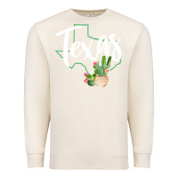 Sandshell texas state map pride cactus vintage texas sweatshirt Premium Sweatshirt - linhVisuals