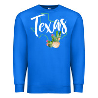 True Royal texas state map pride cactus vintage texas sweatshirt Premium Sweatshirt - linhVisuals