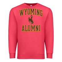 Cardinal wyoming cowboys apparel alumni classic arch long sleeve t shirt Premium Sweatshirt - linhVisuals