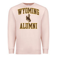 Pale Pink wyoming cowboys apparel alumni classic arch long sleeve t shirt Premium Sweatshirt - linhVisuals