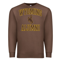 Chestnut wyoming cowboys apparel alumni classic arch long sleeve t shirt Premium Sweatshirt - linhVisuals