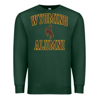 Sports Green wyoming cowboys apparel alumni classic arch long sleeve t shirt Premium Sweatshirt - linhVisuals