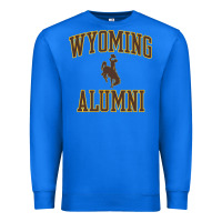 True Royal wyoming cowboys apparel alumni classic arch long sleeve t shirt Premium Sweatshirt - linhVisuals