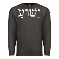 Smoke yeshua jesus in hebrew pullover hoodie Premium Sweatshirt - linhVisuals