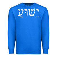 True Royal yeshua jesus in hebrew pullover hoodie Premium Sweatshirt - linhVisuals