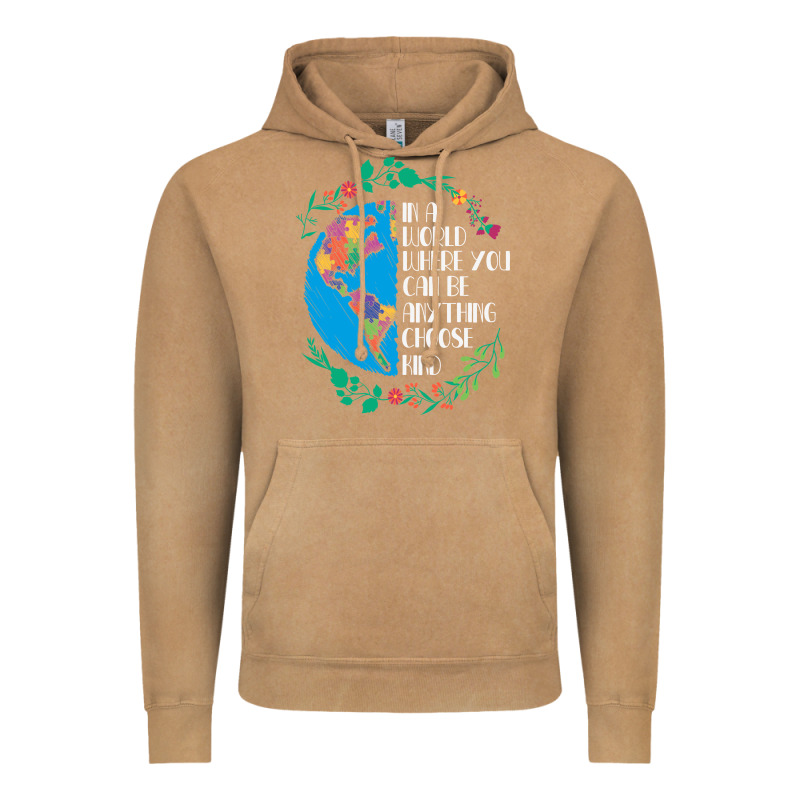 Autism Awareness Kindness Puzzle Earth Vintage Hoodie by CowhideDigitalArt | Teevron