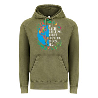 Vintage Olive Autism Awareness Kindness Puzzle Earth Vintage Hoodie - CowhideDigitalArt