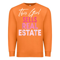 Carrot this girl sells real estate realtor real estate agent broker t shirt Premium Sweatshirt - linhVisuals