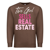 Chestnut this girl sells real estate realtor real estate agent broker t shirt Premium Sweatshirt - linhVisuals