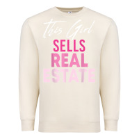 Sandshell this girl sells real estate realtor real estate agent broker t shirt Premium Sweatshirt - linhVisuals