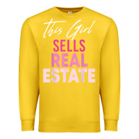 Lemon this girl sells real estate realtor real estate agent broker t shirt Premium Sweatshirt - linhVisuals