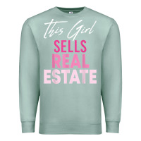 Seafoam this girl sells real estate realtor real estate agent broker t shirt Premium Sweatshirt - linhVisuals