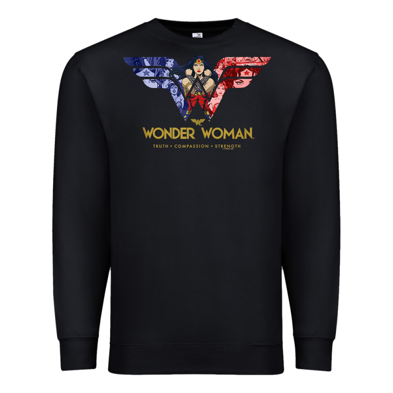 Wonder Woman 80th All For Wonder Woman Tank Top Premium Sweatshirt by linhVisuals | Teevron