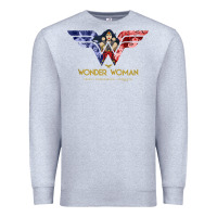 Heather Grey wonder woman 80th all for wonder woman tank top Premium Sweatshirt - linhVisuals