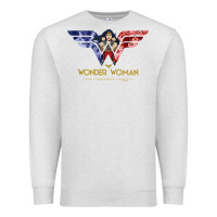 Oatmeal Heather wonder woman 80th all for wonder woman tank top Premium Sweatshirt - linhVisuals