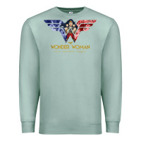Seafoam wonder woman 80th all for wonder woman tank top Premium Sweatshirt - linhVisuals