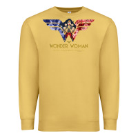 Antique Gold wonder woman 80th all for wonder woman tank top Premium Sweatshirt - linhVisuals