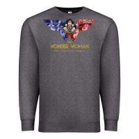 Charcoal Heather wonder woman 80th all for wonder woman tank top Premium Sweatshirt - linhVisuals