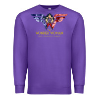 Purple wonder woman 80th all for wonder woman tank top Premium Sweatshirt - linhVisuals
