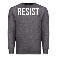 Charcoal Heather resist mens Premium Sweatshirt - linhVisuals