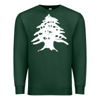 Sports Green retro lebanon cedar lebanese Premium Sweatshirt - linhVisuals