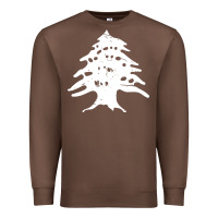 Chestnut retro lebanon cedar lebanese Premium Sweatshirt - linhVisuals