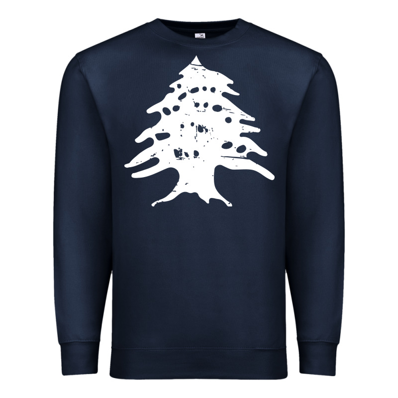 Retro Lebanon Cedar Lebanese Premium Sweatshirt by linhVisuals | Teevron