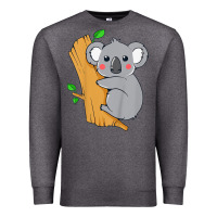 Charcoal Heather kids cute koala bear   for children kids koala bear Premium Sweatshirt - linhVisuals