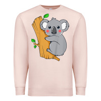 Pale Pink kids cute koala bear   for children kids koala bear Premium Sweatshirt - linhVisuals