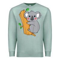 Seafoam kids cute koala bear   for children kids koala bear Premium Sweatshirt - linhVisuals