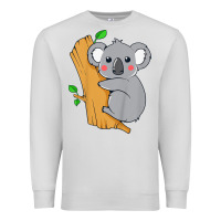 Dove Grey kids cute koala bear   for children kids koala bear Premium Sweatshirt - linhVisuals