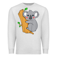 Oatmeal Heather kids cute koala bear   for children kids koala bear Premium Sweatshirt - linhVisuals