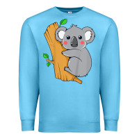 Ocean Blue kids cute koala bear   for children kids koala bear Premium Sweatshirt - linhVisuals