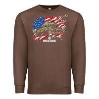 Chestnut world of tanks veterans day collection (t26e3 eagle 7) t shirt Premium Sweatshirt - linhVisuals