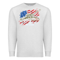Oatmeal Heather world of tanks veterans day collection (t26e3 eagle 7) t shirt Premium Sweatshirt - linhVisuals