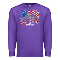 Purple world of tanks veterans day collection (t26e3 eagle 7) t shirt Premium Sweatshirt - linhVisuals