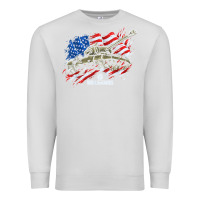 Dove Grey world of tanks veterans day collection (t26e3 eagle 7) t shirt Premium Sweatshirt - linhVisuals