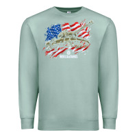 Seafoam world of tanks veterans day collection (t26e3 eagle 7) t shirt Premium Sweatshirt - linhVisuals
