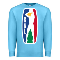 Ocean Blue basketball africa league Premium Sweatshirt - linhVisuals