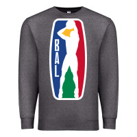Charcoal Heather basketball africa league Premium Sweatshirt - linhVisuals