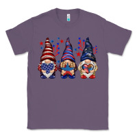 Lavender 4th Of July gnomies with stars Classic Tee - HowdyJamesFarm